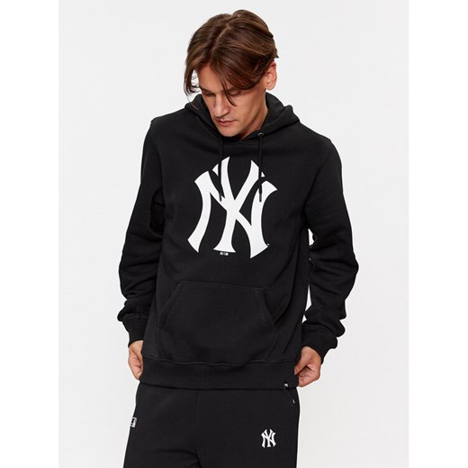 47 Brand Bluza New York Yankees BB017PEMIBR544112JK Czarny Regular Fit ze sklepu MODIVO w kategorii Bluzy męskie - zdjęcie 182743033