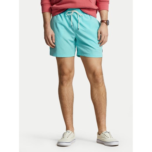 Polo Ralph Lauren Szorty kąpielowe 710907255004 Turkusowy Regular Fit ze sklepu MODIVO w kategorii Kąpielówki - zdjęcie 182743130