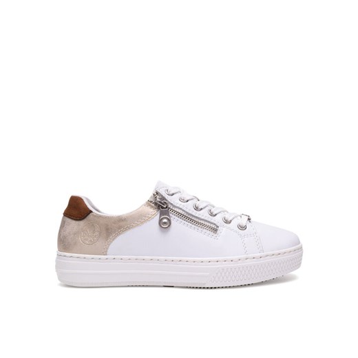 Rieker Sneakersy L59A1-81 Biały ze sklepu MODIVO w kategorii Buty sportowe damskie - zdjęcie 182743133