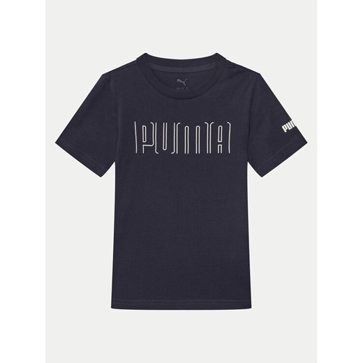 Puma T-Shirt Puma Sport Graphic 685850 Granatowy Regular Fit ze sklepu MODIVO w kategorii T-shirty chłopięce - zdjęcie 182743162