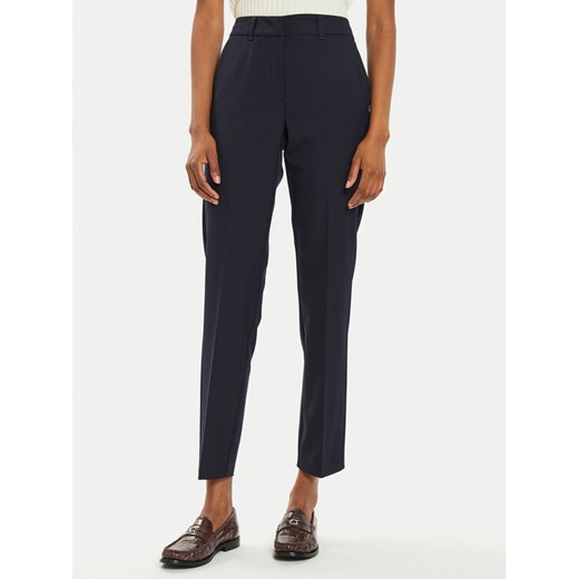 Marella Chinosy Verres 2423136281 Granatowy Slim Fit ze sklepu MODIVO w kategorii Spodnie damskie - zdjęcie 182743311