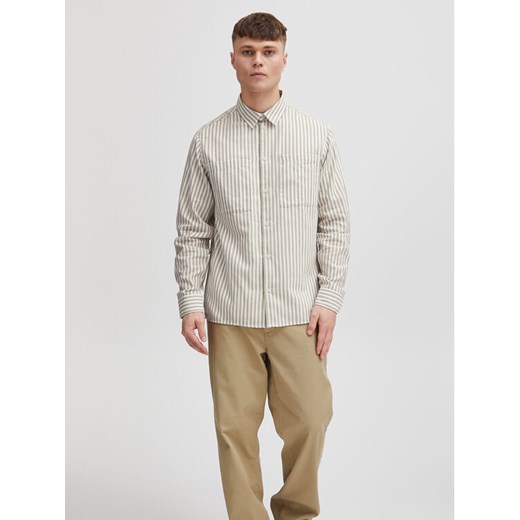 Solid Koszula 21107889 Beżowy Regular Fit ze sklepu MODIVO w kategorii Koszule męskie - zdjęcie 182743343