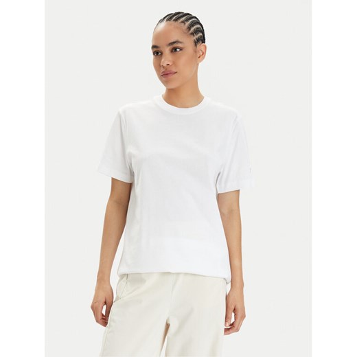 Champion T-Shirt 117207 Biały Oversize ze sklepu MODIVO w kategorii Bluzki damskie - zdjęcie 182743401