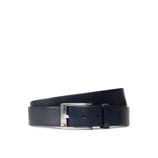Tommy Hilfiger Pasek Męski New Aly Belt AM0AM08363 Granatowy ze sklepu MODIVO w kategorii Paski męskie - zdjęcie 182743440