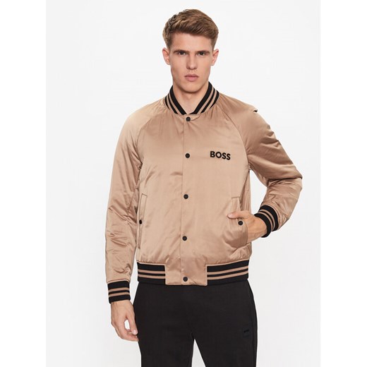 Boss Kurtka bomber 50483945 Beżowy Regular Fit ze sklepu MODIVO w kategorii Kurtki męskie - zdjęcie 182743520