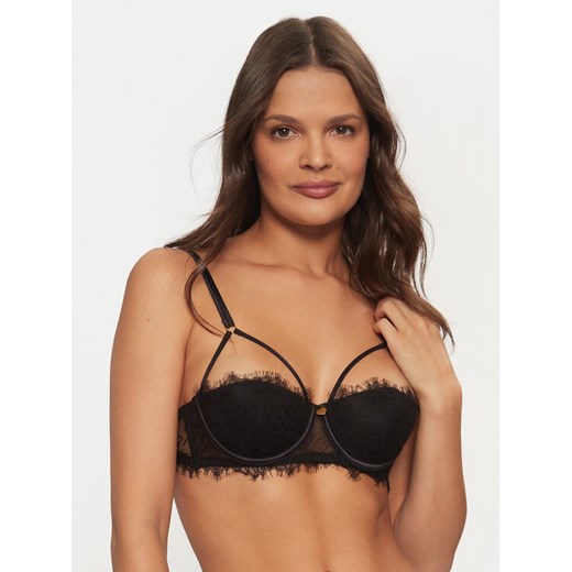 TWINSET Biustonosz balkonetka 242LL6J33 Czarny ze sklepu MODIVO w kategorii Biustonosze - zdjęcie 182743534