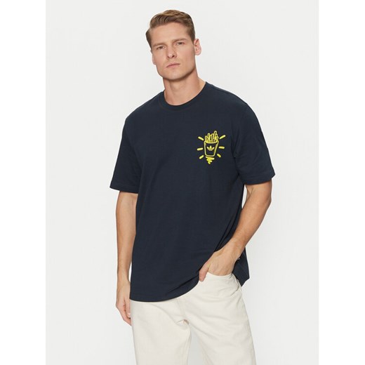 adidas T-Shirt Street B JP4500 Granatowy Loose Fit ze sklepu MODIVO w kategorii T-shirty męskie - zdjęcie 182743593