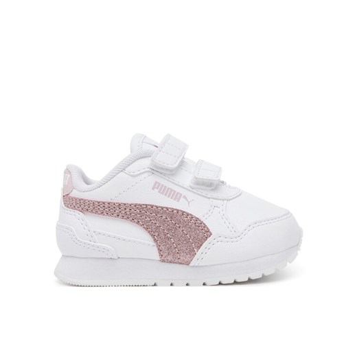 Puma Sneakersy ST Runner v4 SL Glitter V Inf 401592 02 Biały ze sklepu MODIVO w kategorii Buty sportowe dziecięce - zdjęcie 182743643