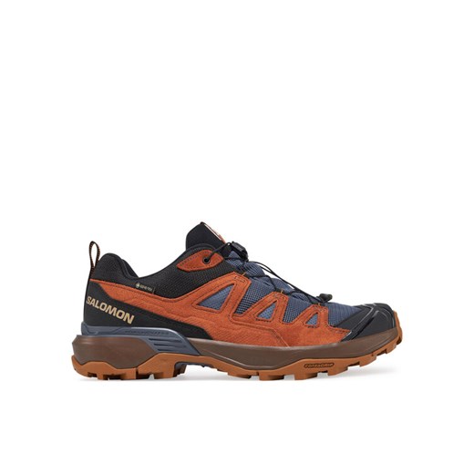 Salomon Trekkingi X Ultra 360 Leather Gore-Tex L47684900 Niebieski ze sklepu MODIVO w kategorii Buty trekkingowe męskie - zdjęcie 182743741