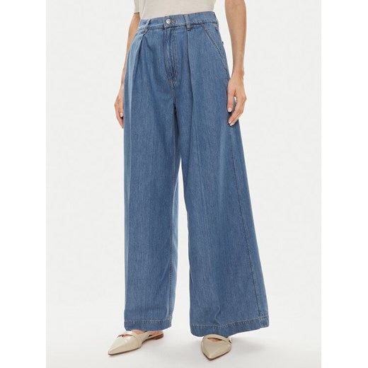 Boss Jeansy 50509285 Niebieski Wide Leg ze sklepu MODIVO w kategorii Jeansy damskie - zdjęcie 182743774