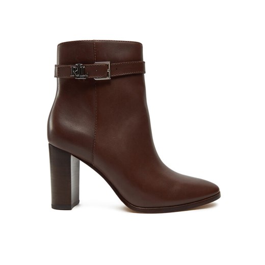 LAUREN RALPH LAUREN Botki 802937808003 Brązowy ze sklepu MODIVO w kategorii Botki - zdjęcie 182743802