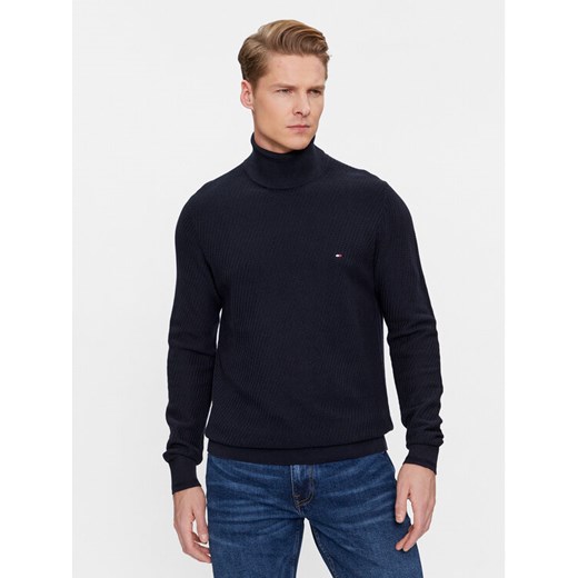 Tommy Hilfiger Golf MW0MW33453 Granatowy Regular Fit ze sklepu MODIVO w kategorii Swetry męskie - zdjęcie 182743804
