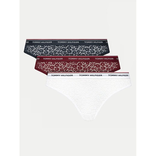 Tommy Hilfiger Komplet 3 par fig klasycznych UW0UW04897 Kolorowy ze sklepu MODIVO w kategorii Majtki damskie - zdjęcie 182743893