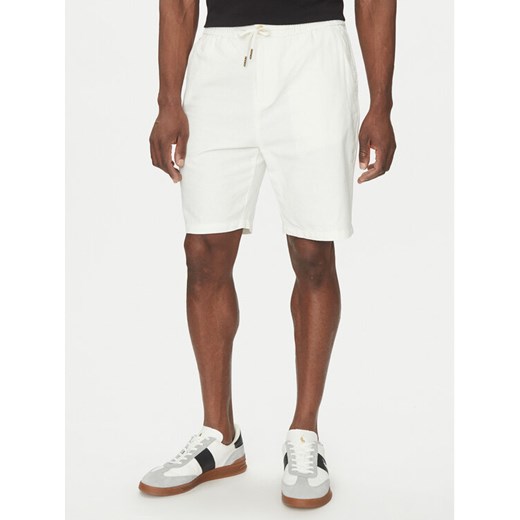 Scotch & Soda Szorty materiałowe 180322 Écru Regular Fit ze sklepu MODIVO w kategorii Spodenki męskie - zdjęcie 182743922