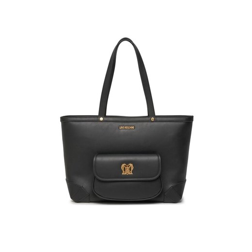 LOVE MOSCHINO Torebka JC4131PP1ILM0000 Czarny ze sklepu MODIVO w kategorii Torby Shopper bag - zdjęcie 182743923
