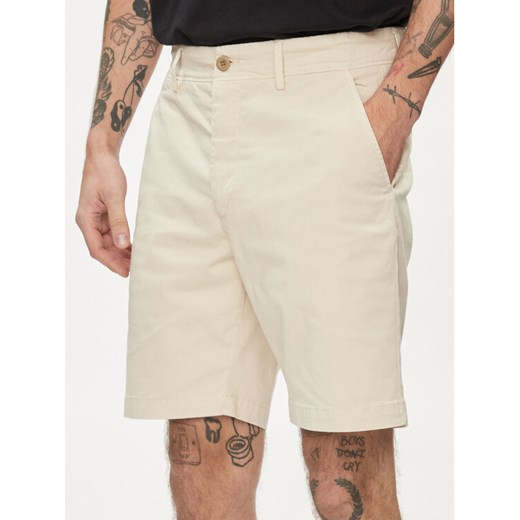 Pepe Jeans Szorty materiałowe Regular Chino Short PM801092 Beżowy Regular Fit ze sklepu MODIVO w kategorii Spodenki męskie - zdjęcie 182743963