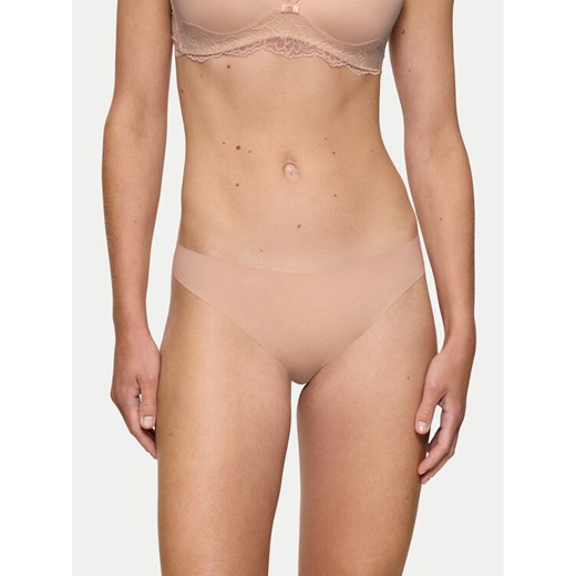Triumph Stringi Pretty 10222212 Beżowy ze sklepu MODIVO w kategorii Majtki damskie - zdjęcie 182744023