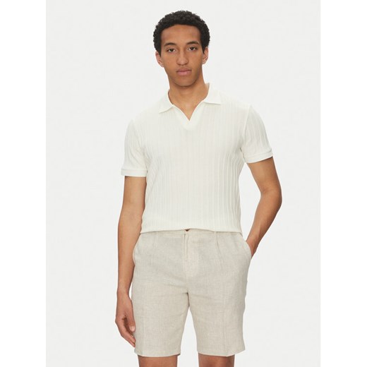 JOOP! Polo 17 JJ-33Baron 30045547 Écru Modern Fit ze sklepu MODIVO w kategorii T-shirty męskie - zdjęcie 182744032