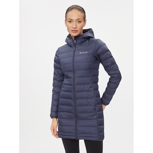 Columbia Kurtka puchowa Down Long Jacket 1859672 Granatowy Regular Fit ze sklepu MODIVO w kategorii Kurtki damskie - zdjęcie 182744033