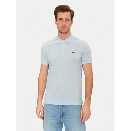 Lacoste Polo PH4012 Błękitny Slim Fit ze sklepu MODIVO w kategorii T-shirty męskie - zdjęcie 182744043