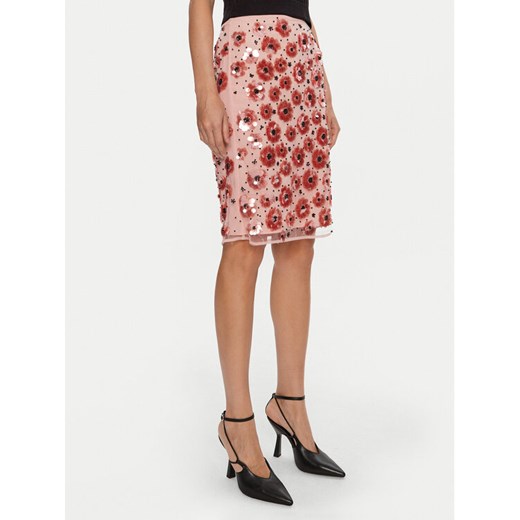 ROTATE Spódnica ołówkowa Dula 1132471922 Różowy Slim Fit ze sklepu MODIVO w kategorii Spódnice - zdjęcie 182744061
