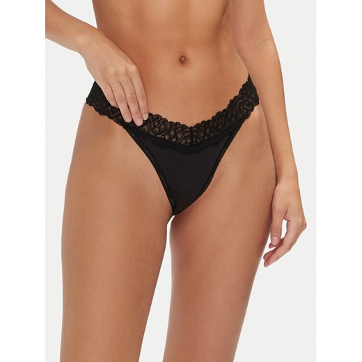 Calvin Klein Underwear Stringi 000QF7838E Czarny ze sklepu MODIVO w kategorii Majtki damskie - zdjęcie 182744112