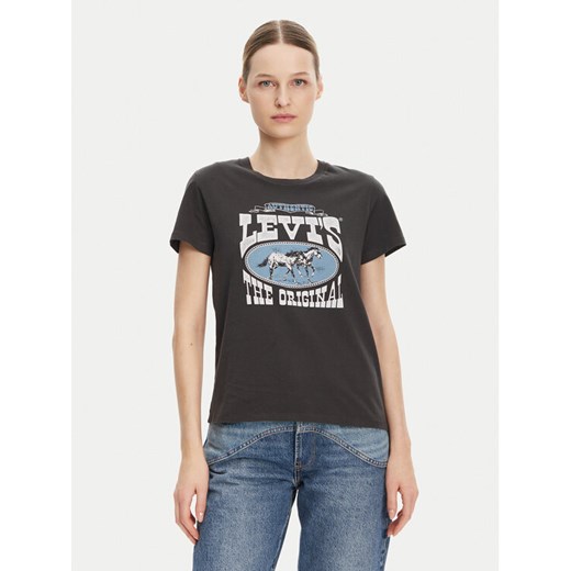 Levi's® T-Shirt 17369-3023 Czarny Regular Fit ze sklepu MODIVO w kategorii Bluzki damskie - zdjęcie 182744213