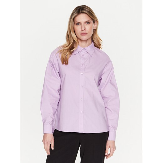 Silvian Heach Koszula GPP23391CA Fioletowy Regular Fit ze sklepu MODIVO w kategorii Koszule damskie - zdjęcie 182744231