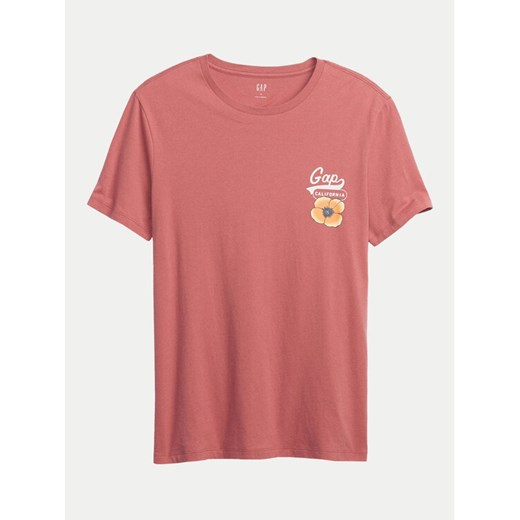 Gap T-Shirt 545255-01 Różowy Regular Fit ze sklepu MODIVO w kategorii T-shirty męskie - zdjęcie 182744232