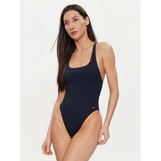 Tommy Hilfiger Strój kąpielowy UW0UW05299 Granatowy ze sklepu MODIVO w kategorii Stroje kąpielowe - zdjęcie 182744303