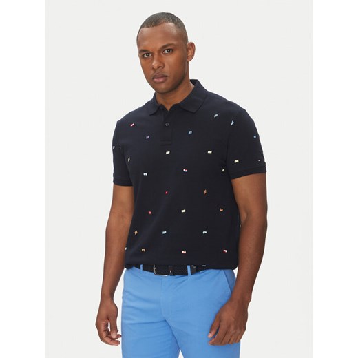 Tommy Hilfiger Polo Critter MW0MW39044 Granatowy Regular Fit ze sklepu MODIVO w kategorii T-shirty męskie - zdjęcie 182744334
