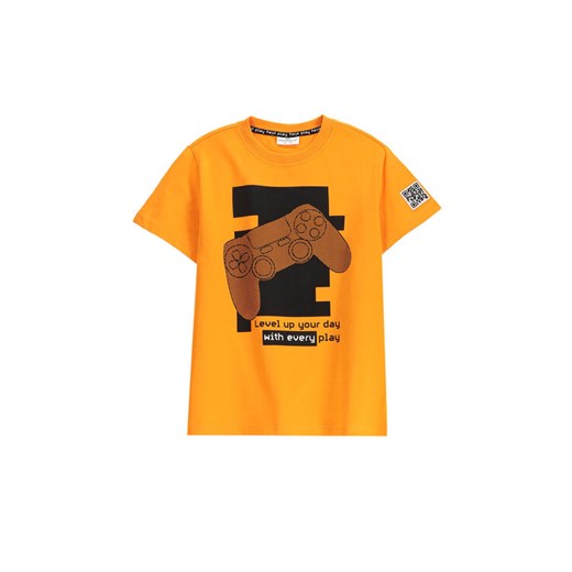 Coccodrillo T-Shirt WC5143203GBJ Pomarańczowy Regular Fit ze sklepu MODIVO w kategorii T-shirty chłopięce - zdjęcie 182744361