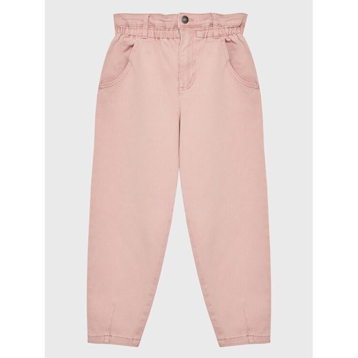 United Colors Of Benetton Jeansy 4VFFCE00H Różowy Relaxed Fit ze sklepu MODIVO w kategorii Spodnie dziewczęce - zdjęcie 182744380