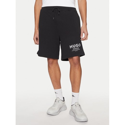 HUGO Szorty sportowe Nomario 50510728 Czarny Regular Fit ze sklepu MODIVO w kategorii Spodenki męskie - zdjęcie 182744410