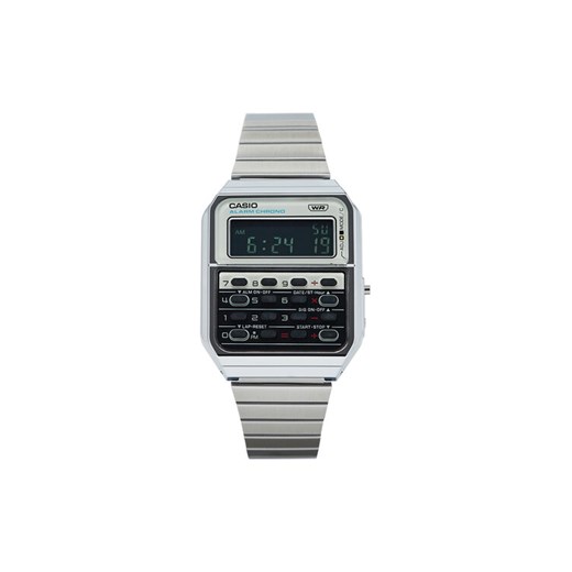 Casio Zegarek Vintage CA-500WE-7BEF Srebrny ze sklepu MODIVO w kategorii Zegarki - zdjęcie 182744411