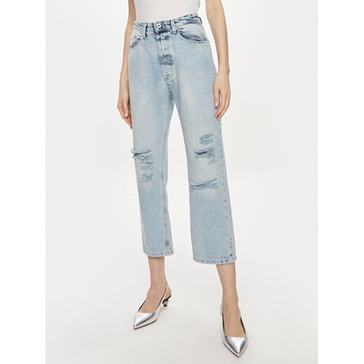 Please Jeansy P70UCJGW7U Niebieski Straight Fit ze sklepu MODIVO w kategorii Jeansy damskie - zdjęcie 182744421