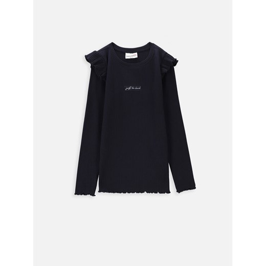 Coccodrillo Bluzka ZC3143101WGK Granatowy Regular Fit ze sklepu MODIVO w kategorii Bluzki dziewczęce - zdjęcie 182744430