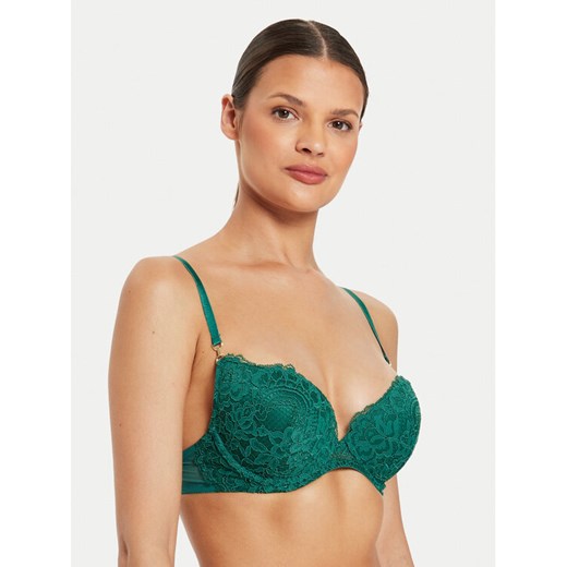 Guess Biustonosz push-up O4YC15 KCC70 Zielony Regular Fit ze sklepu MODIVO w kategorii Biustonosze - zdjęcie 182744431