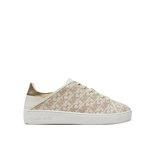 MICHAEL Michael Kors Sneakersy Jenny Lace Up 43T4JNFS1B Beżowy ze sklepu MODIVO w kategorii Buty sportowe damskie - zdjęcie 182744434