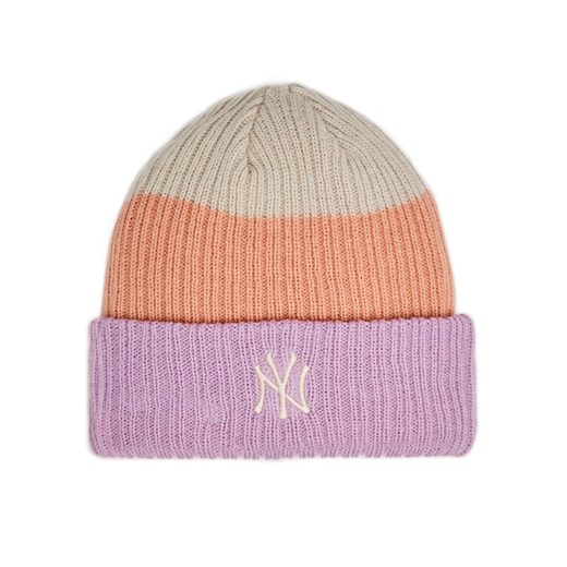 New Era Czapka Wmns Stripe Nyy 60364192 Różowy ze sklepu MODIVO w kategorii Czapki zimowe damskie - zdjęcie 182744501