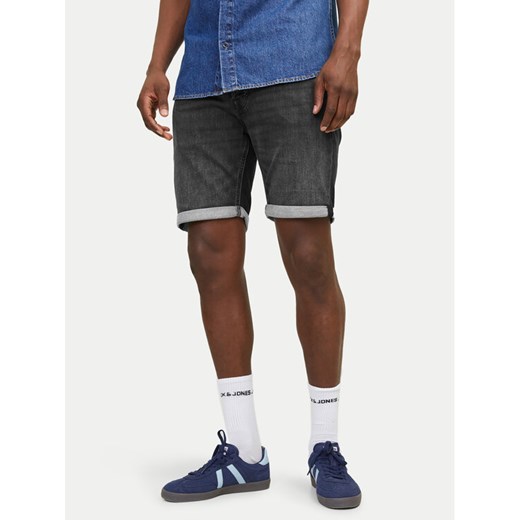 Jack&Jones Szorty jeansowe Rick 12252246 Szary Regular Fit ze sklepu MODIVO w kategorii Spodenki męskie - zdjęcie 182744541