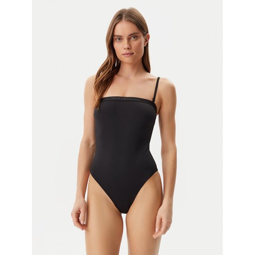 Tommy Hilfiger Strój kąpielowy UW0UW05846 Czarny ze sklepu MODIVO w kategorii Stroje kąpielowe - zdjęcie 182744561