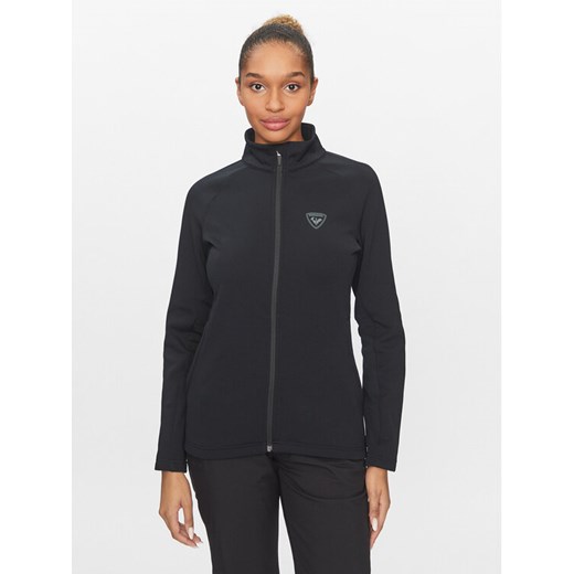Rossignol Bluza W Classique Clim RLMWL05 Czarny Regular Fit ze sklepu MODIVO w kategorii Bluzy damskie - zdjęcie 182744593