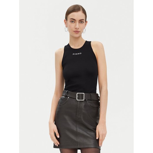 PINKO Top 100822 A2C1 Czarny Regular Fit ze sklepu MODIVO w kategorii Bluzki damskie - zdjęcie 182744632