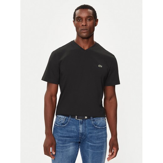 Lacoste T-Shirt TH5077 Czarny Regular Fit ze sklepu MODIVO w kategorii T-shirty męskie - zdjęcie 182744643