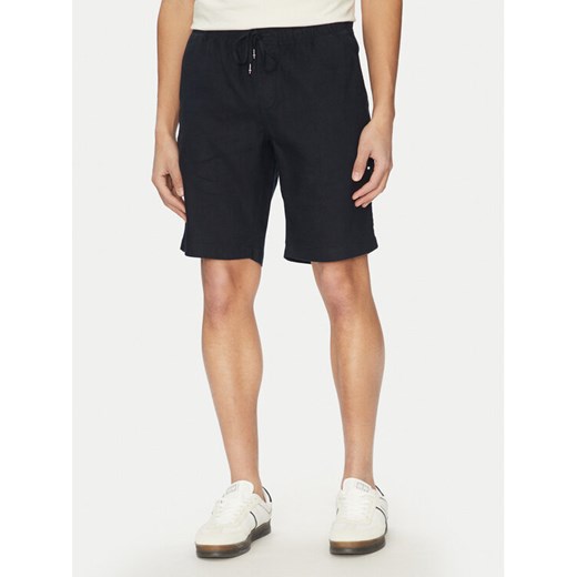 Tommy Hilfiger Szorty materiałowe Harlem MW0MW37804 Granatowy Regular Fit ze sklepu MODIVO w kategorii Spodenki męskie - zdjęcie 182744652