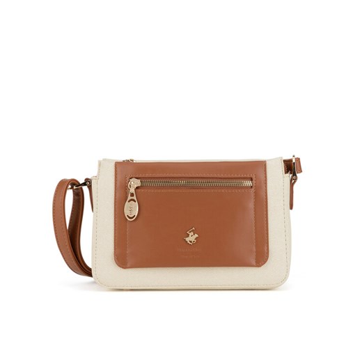 Beverly Hills Polo Club Torebka BHPC-C-001-07 Brązowy ze sklepu MODIVO w kategorii Listonoszki - zdjęcie 182744690