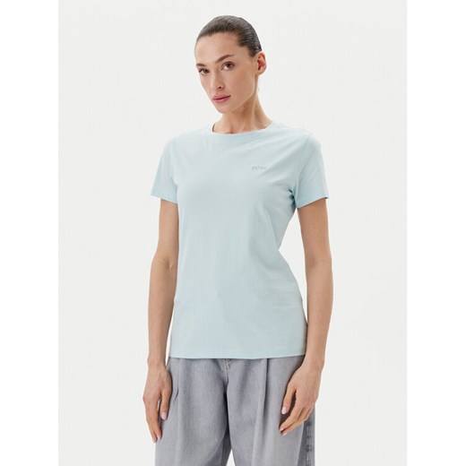 BOSS T-Shirt C_Esogo_1 50506973 Błękitny Slim Fit ze sklepu MODIVO w kategorii Bluzki damskie - zdjęcie 182744700