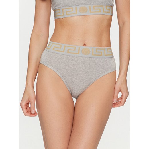 Versace Figi klasyczne z wysokim stanem Greca Border AUD01050 Szary ze sklepu MODIVO w kategorii Majtki damskie - zdjęcie 182744702