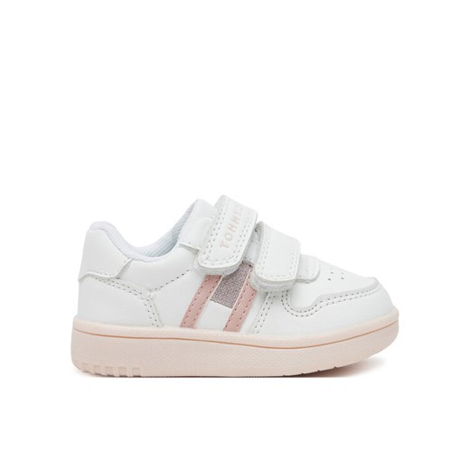 Tommy Hilfiger Sneakersy Flag Low Cut Velcro Sneaker T1A9-33730-1439 M Biały ze sklepu MODIVO w kategorii Buty sportowe dziecięce - zdjęcie 182744743
